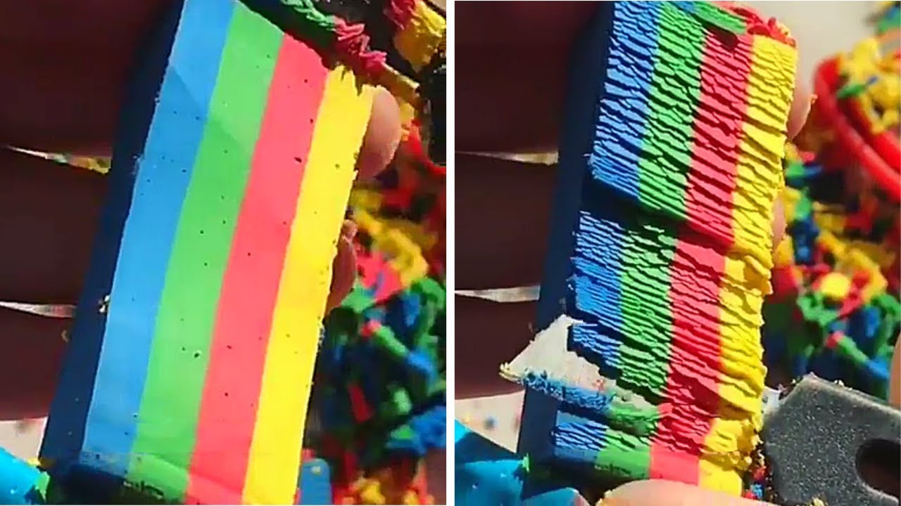 Chalk Cutting ASMR Video | Wet Chalk Compilation #1 | You'll Relax Watching!