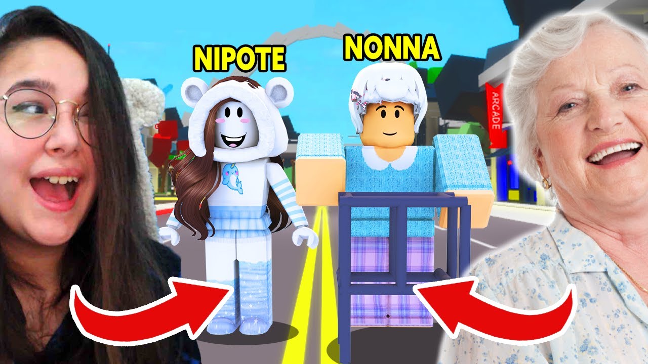 FACCIO GIOCARE MIA NONNA A ROBLOX PER LA PRIMA VOLTA!