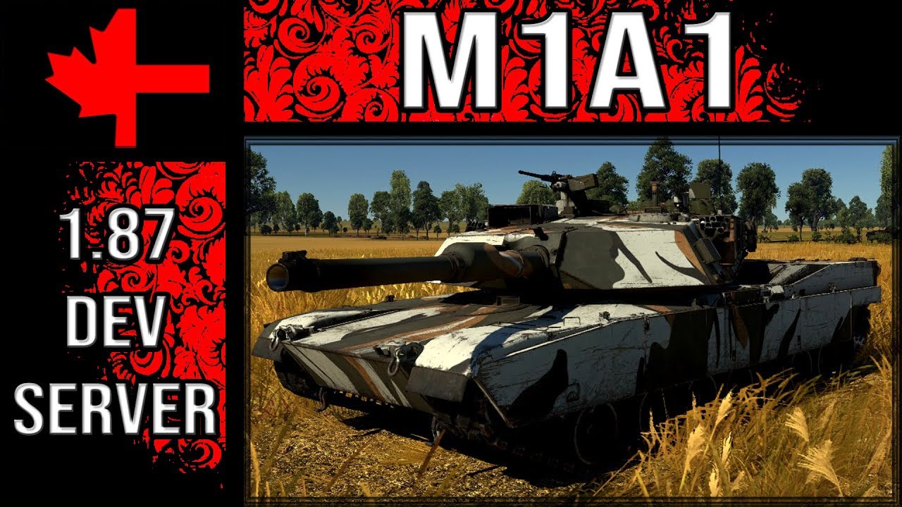 War Thunder Dev Server - Update 1.87 - M1A1