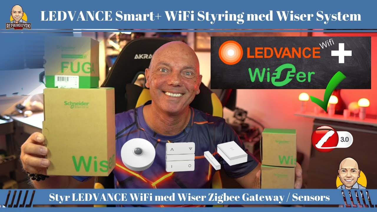 LEDVANCE Smart+ WiFi Styring med Wiser System fra Schneider Electric