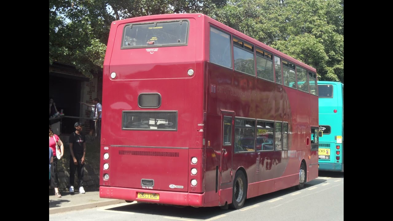 ALX400 Trident 2 Ex-London TLA17 & Cardinal Buses TA717 SN53KHR on the LFRD 22 at Godstone Green