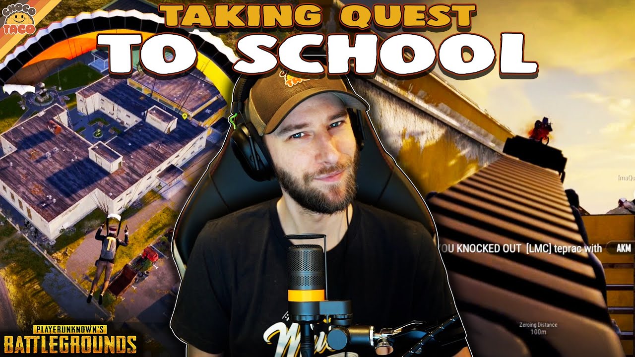 Выброска школы Эрангеля? В такой экономике?? ft. Quest - chocoTaco PUBG Duos Gameplay