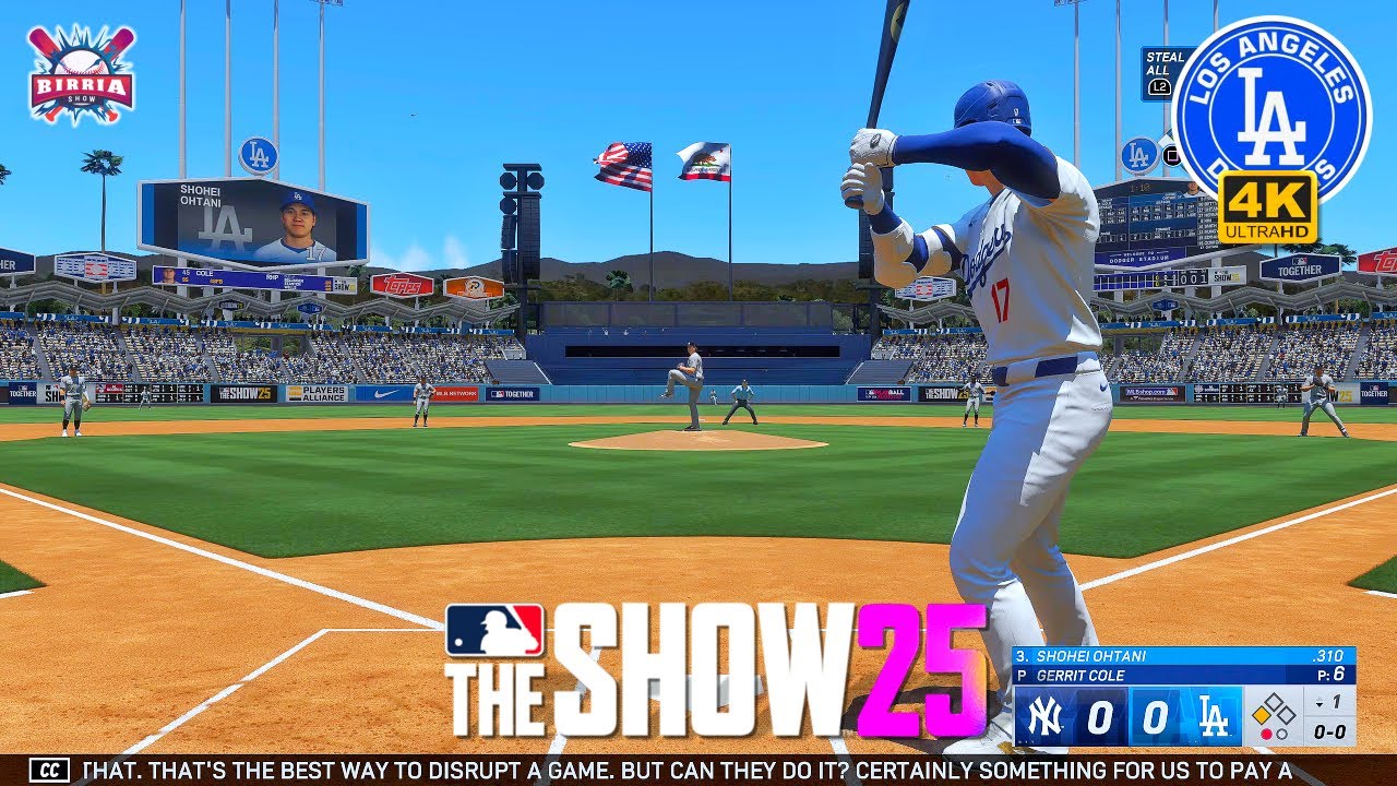 MLB The Show 25: Los Angeles DODGERS против New York YANKEES | ПЕРВЫЙ ГЕЙМПЛЕЙ — PS5 4K 60 кадров...