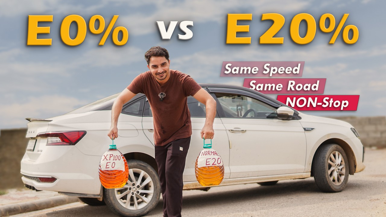 E0 vs E20 Petrol - Real World Mileage Test | After Keeping Everything Same