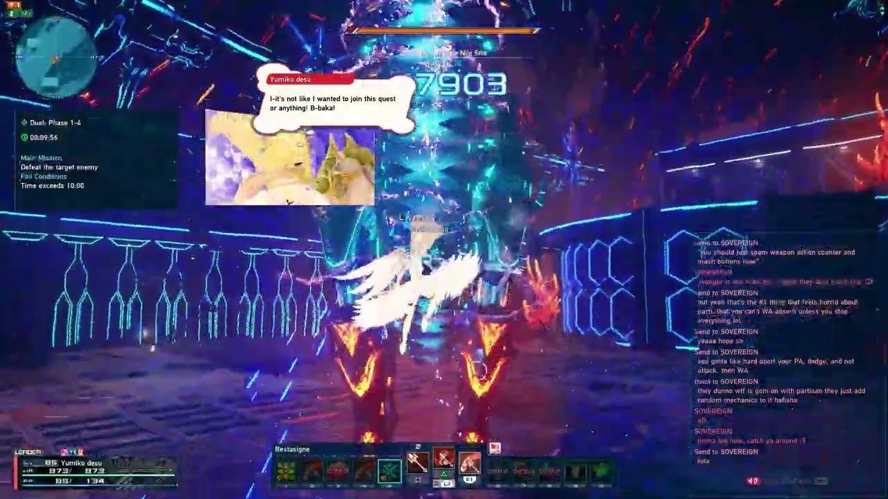 [PSO2:NGS] Nils Duel Quest - Hu/Sl Partisan Only - 0'53