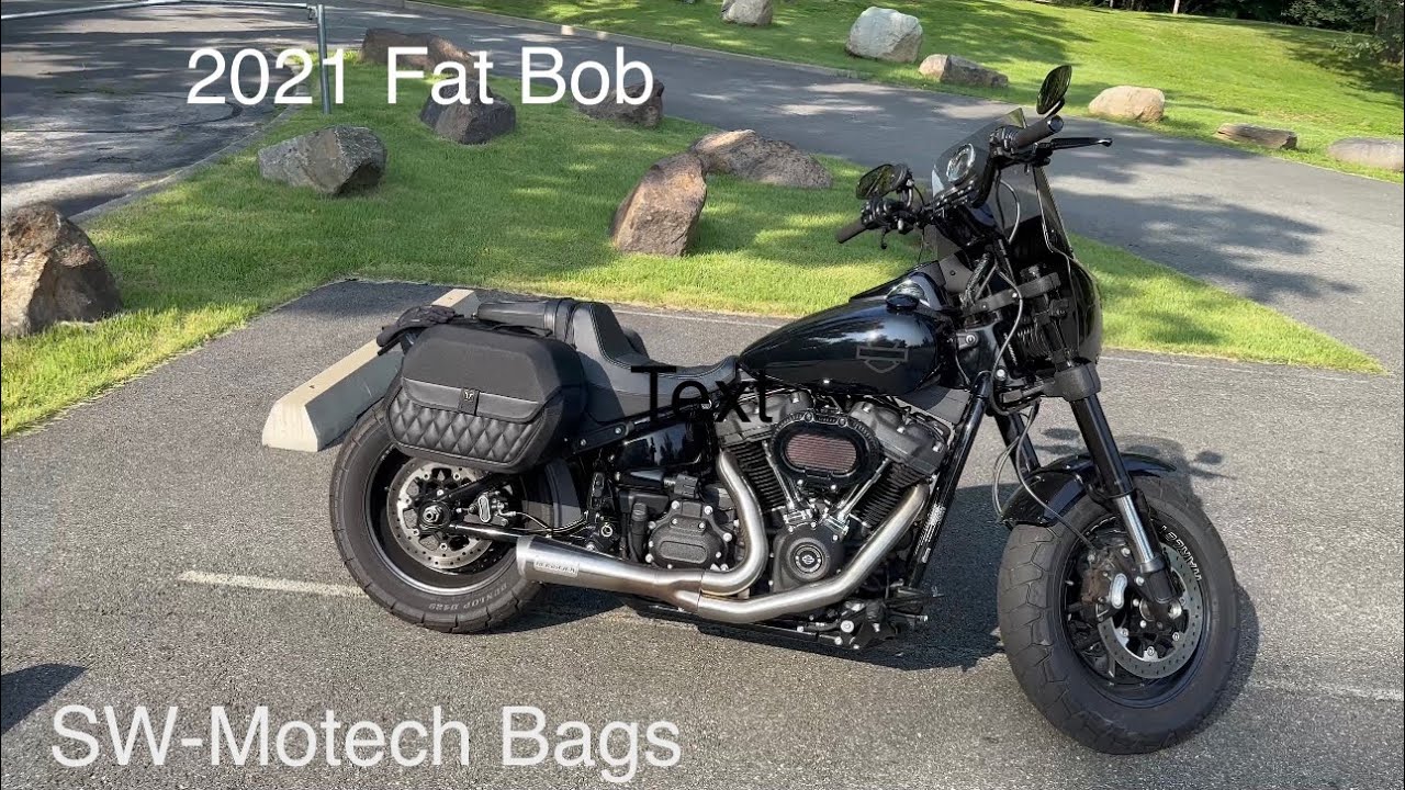 2021 Harley Davidson Fat Bob SW Motech Legend Gear LH1 Saddlebags Review and Installation Tip