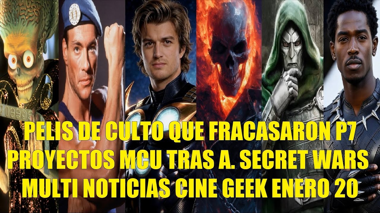 PELÍCULAS DE CULTO QUE FRACASARON P7, PROYECTOS DEL MCU TRAS SECRET WARS, NOTICIAS CINE ENERO 20