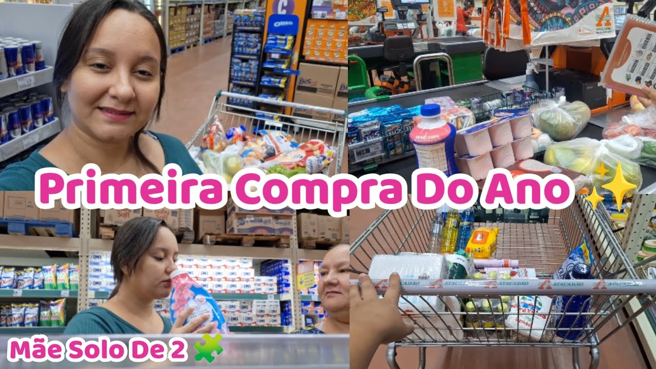 COMPRAS DO MÊS 🛒 PRIMEIRA COMPRA DO ANO 2026 ✨️ PREÇOS | GUARDANDO AS COMPRAS | Elisangela Menezes 🧩