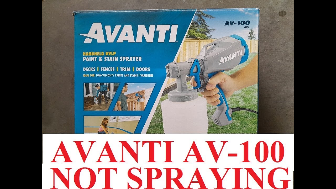 Avanti HVLP Not Spraying . Fixed with off-label cleaning.