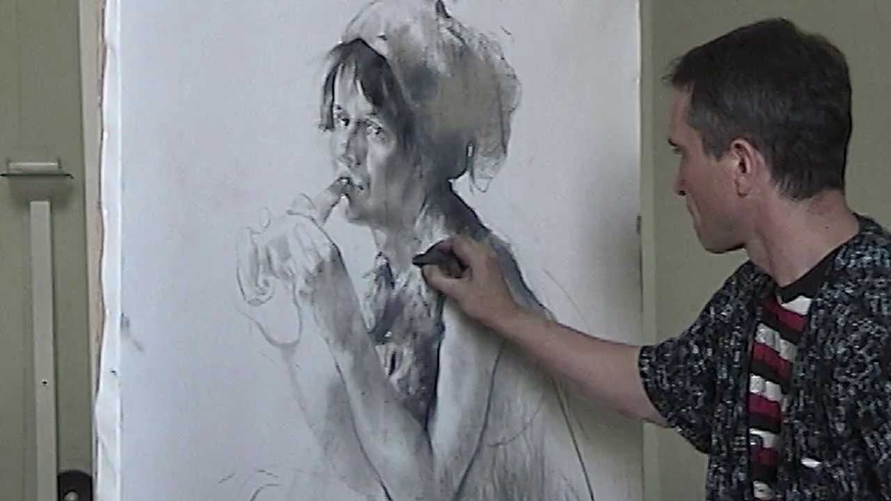 Николай Блохин. Мастер-класс - рисунок «Скоморох»