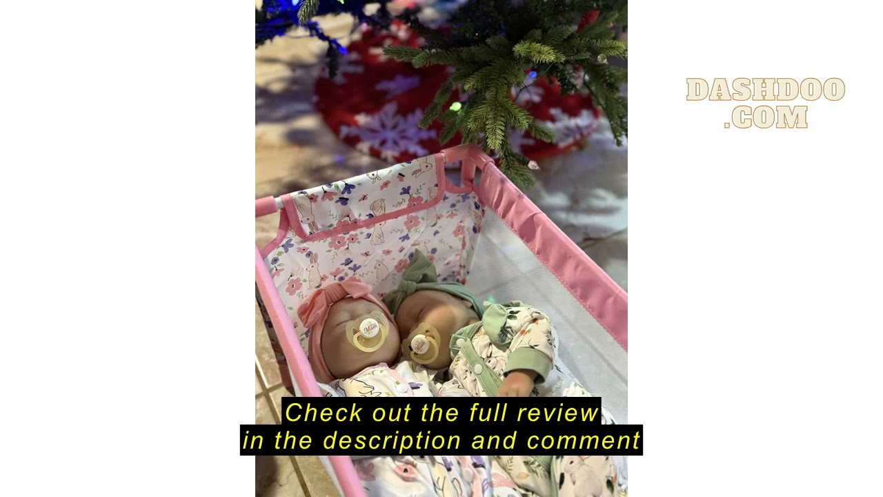 Review BABESIDE Reborn Baby Dolls Crib, Babys Doll Bed for 18 Inch Baby Dolls, Removable Babys Doll