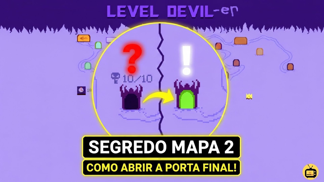 TODAS AS 10 CHAVES SECRETAS do MAPA 2 em Level Devil! (Guia Completo) 🔥