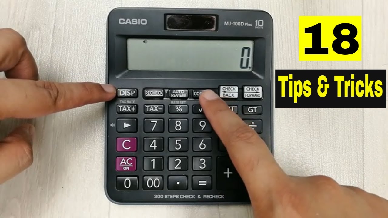 18 лучших советов и рекомендаций по использованию простого калькулятора Casio