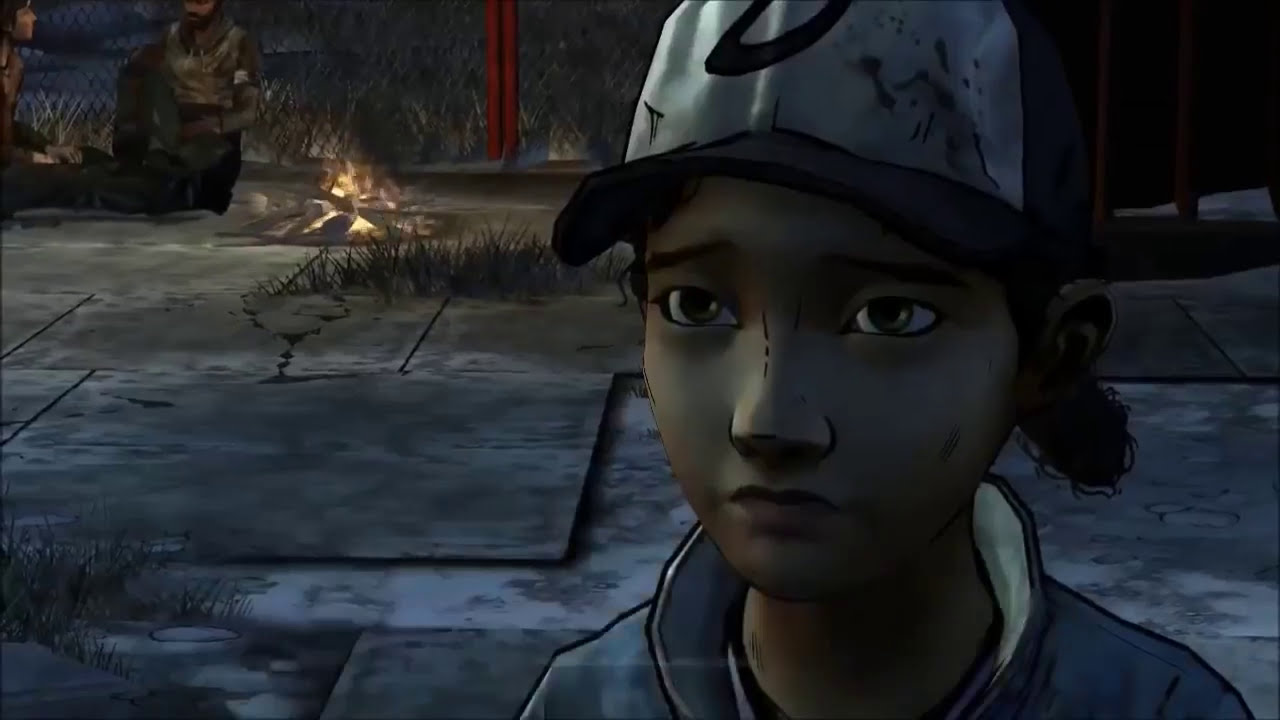 Clementine drinking, smoking and swearing