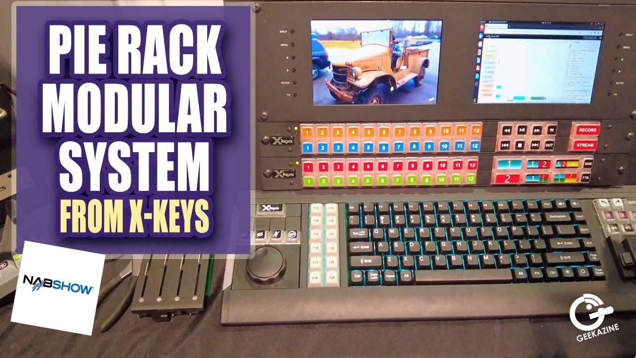 New PIE Rack, Customizable Keyboards from X-Keys