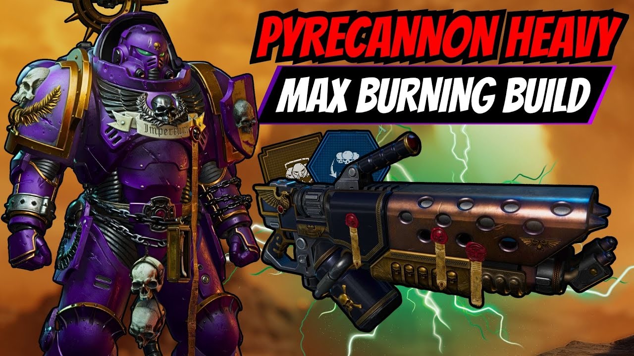 PYRECANNON Heavy Strategic Stand MAXIMUM BURN Build INCINERATES Boss Waves - Space Marine 2