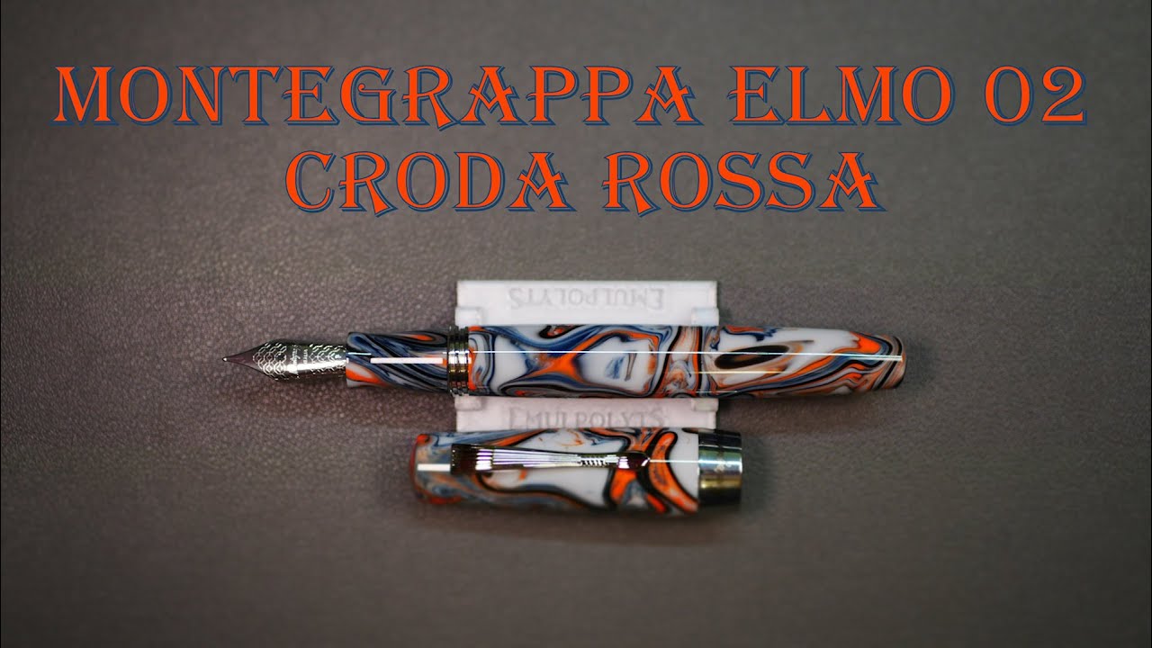 Stylo-plume Montegrappa Elmo02 Croda Rossa: présentation, essai et avis