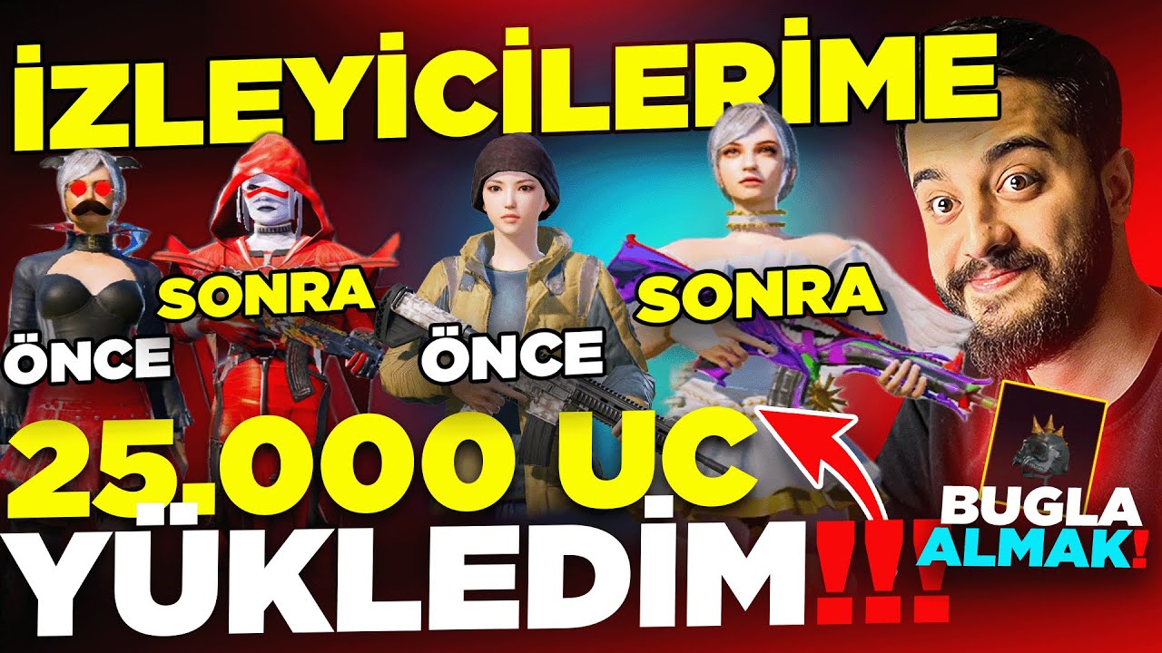 YENİ ÖZEL SANDIĞI BOŞ HESAPLARDA 25.000 UC İLE DENEDİK! %100 DESTANSI ÇIKARMA TAKTİĞİ! PUBG Mobile