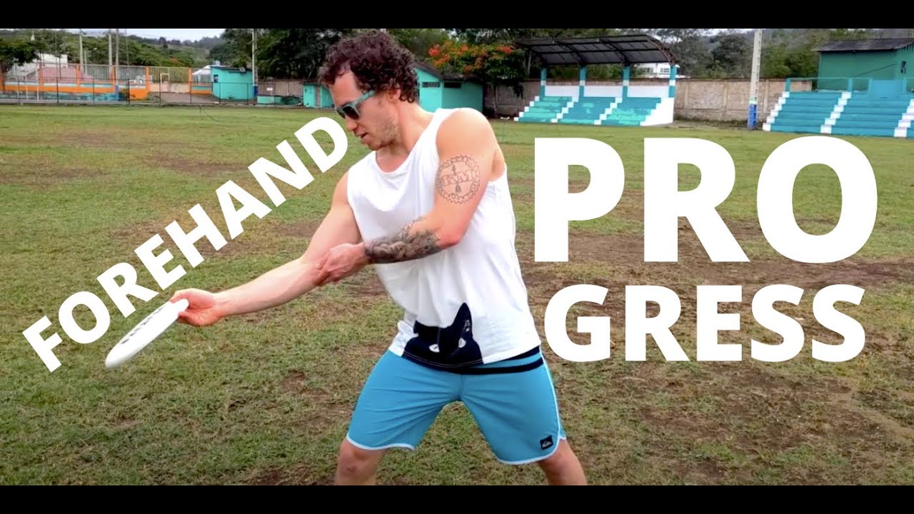 Ultimate Frisbee Forehand Progression