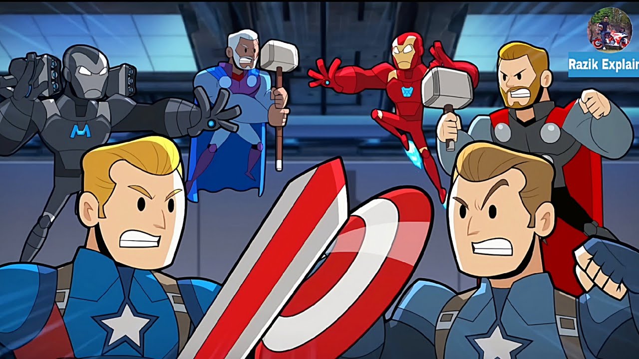 Avengers Vs Duplicate Avengers Carhoo Explain In Hindi @CartoonHooligans