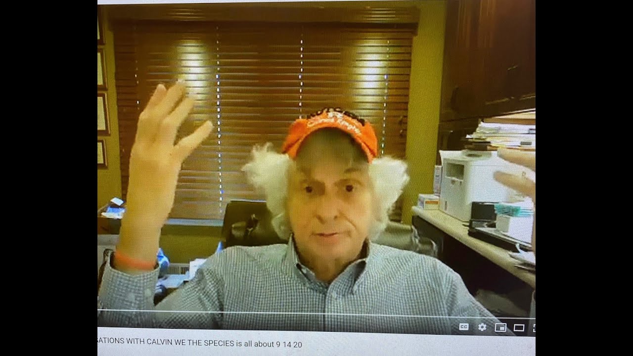 What this channel CONVERSATIONS WITH CALVIN WE THE SPECIES is all about  9 14 20