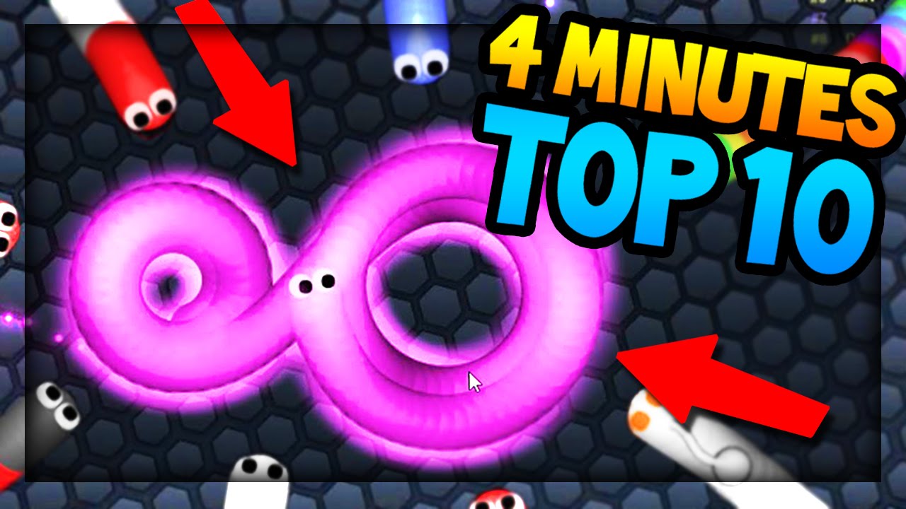 TOP 10 IN 4 MINUTES?! | Slither.IO/Snake.IO (Agario Snake Game)