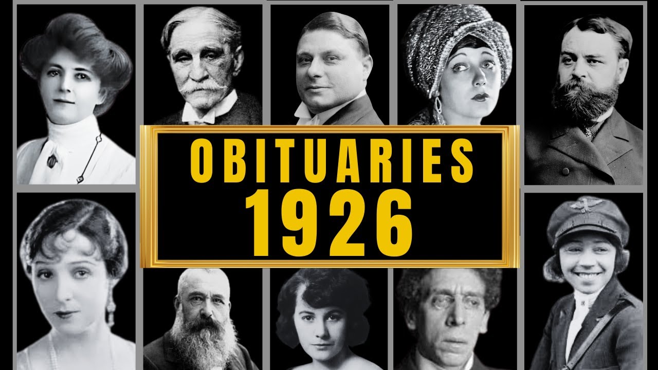 Знаменитости Голливуда, которых мы потеряли в 1926 году — Некролог 1926 года