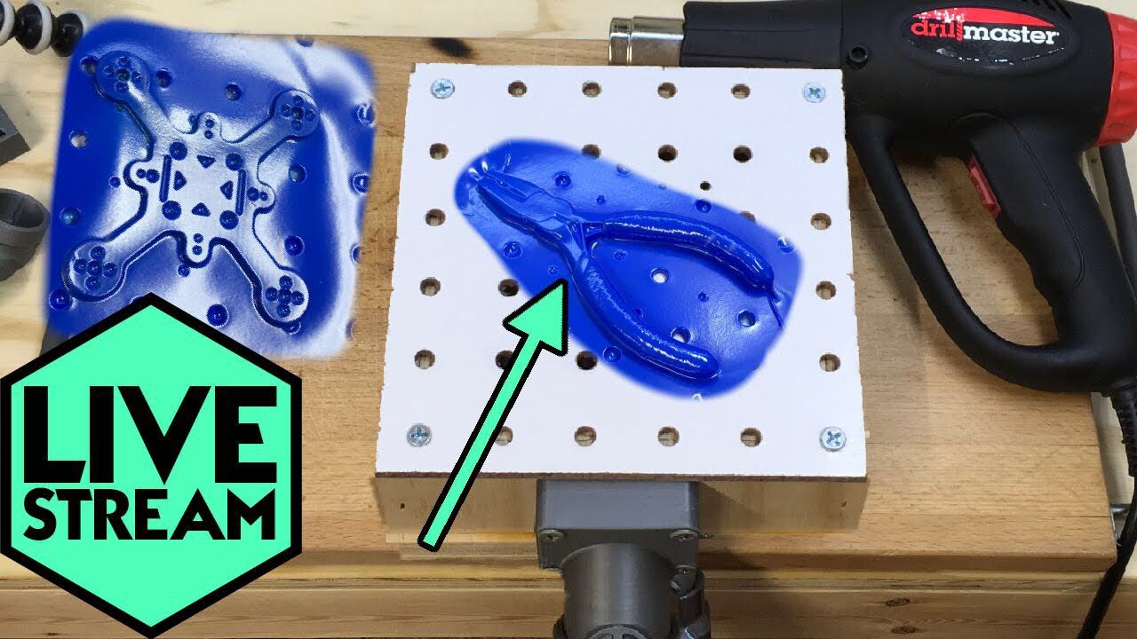 Simple DIY Vacuum Forming, Thermoforming | It's Almost Too Easy | Live Stream
