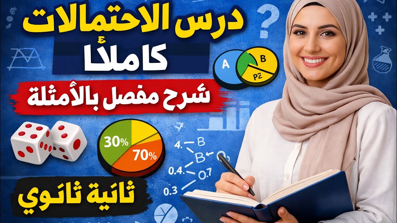 	أقوى شرح لدرس الاحتمالات 😵‍💫| ثانية ثانوي | فهم مضمون