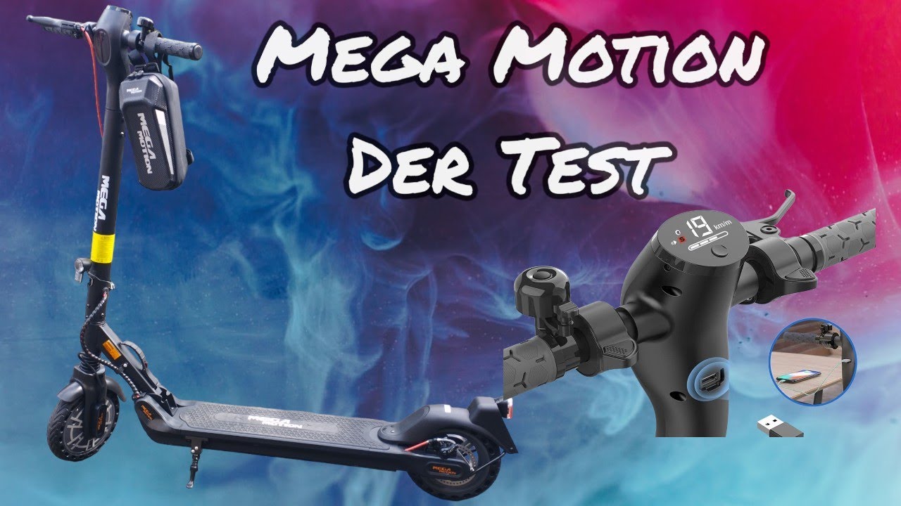 Mega Motion Test / Review / E-Scooter mit Straßenzulassung / Letzte Meile / ABE / eKFV