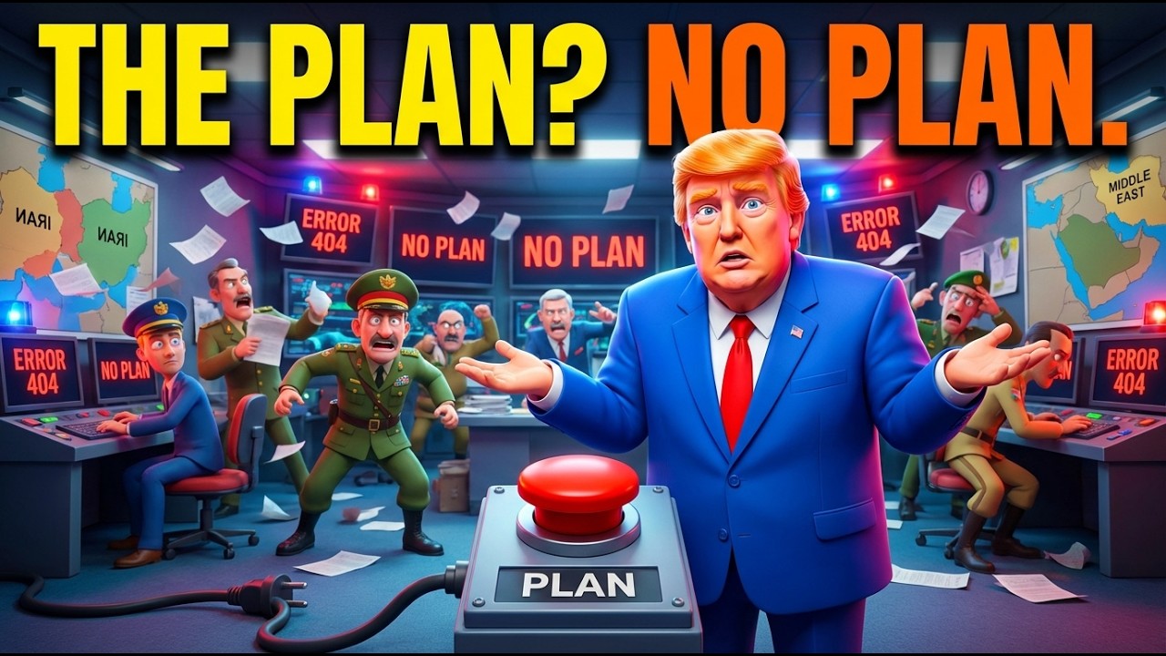 Трамп против Ирана: «План состоит в том, что у нас нет плана» (политическая сатира).