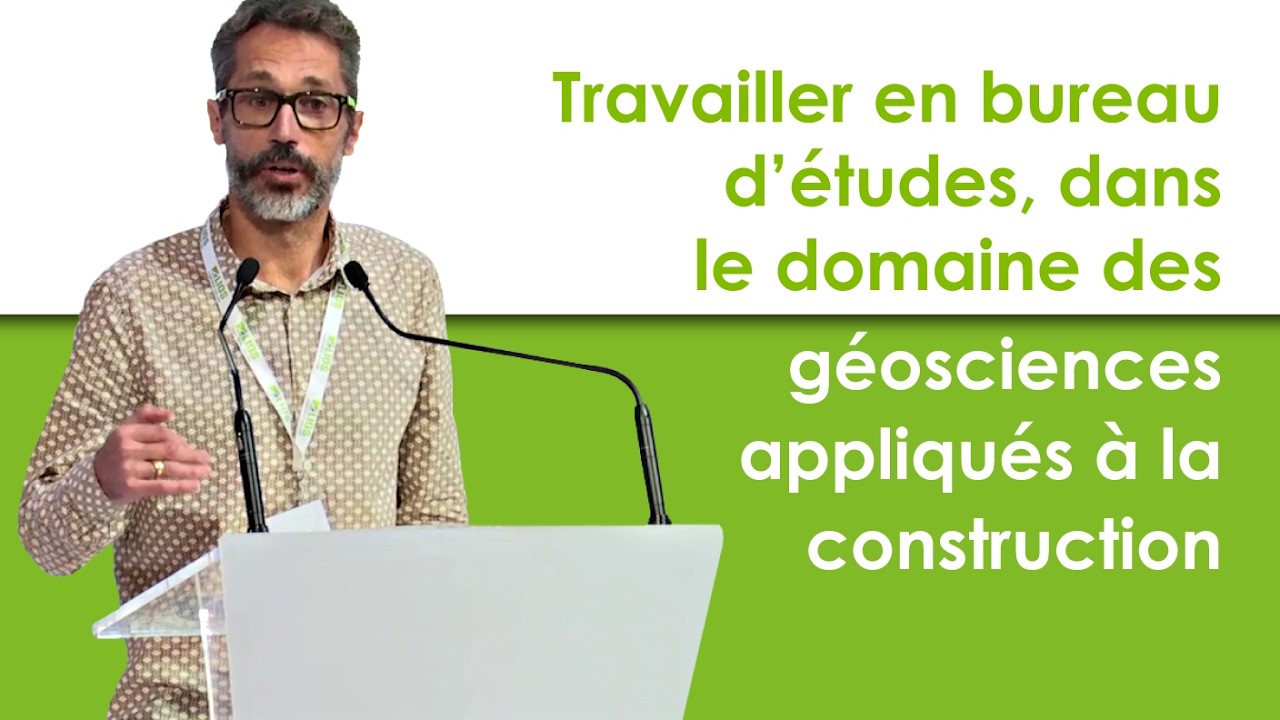 Travailler en bureau d'étude dans le domaine des géosciences appliqués à la construction