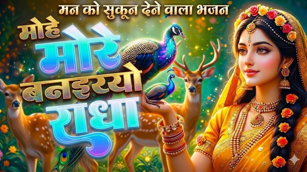 Moye Mor Banaiyo Radha Apne Virndavan Ko - मोये मोर बनइयो राधा | Radha Krishan Bhajan #radhakrishna