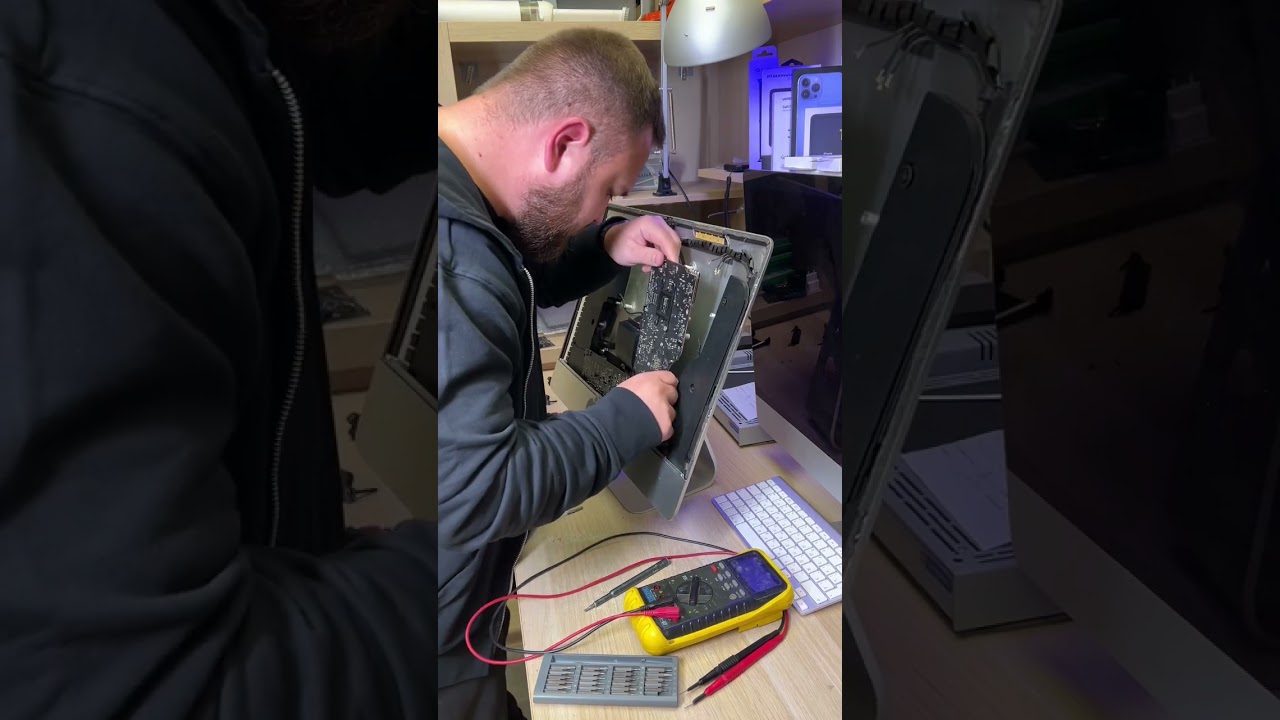 iMac 21 Retina 2017 год перестал включаться