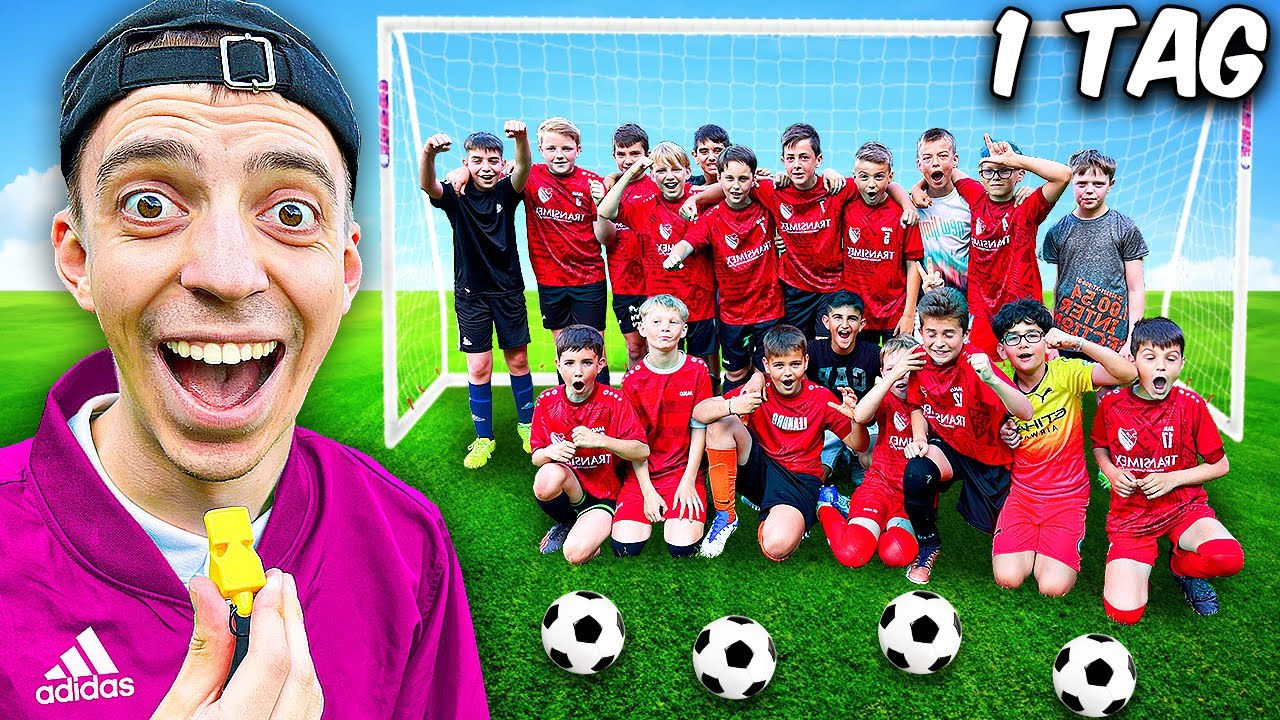 1 TAG als FUSSBALL TRAINER mit ZUSCHAUERN!