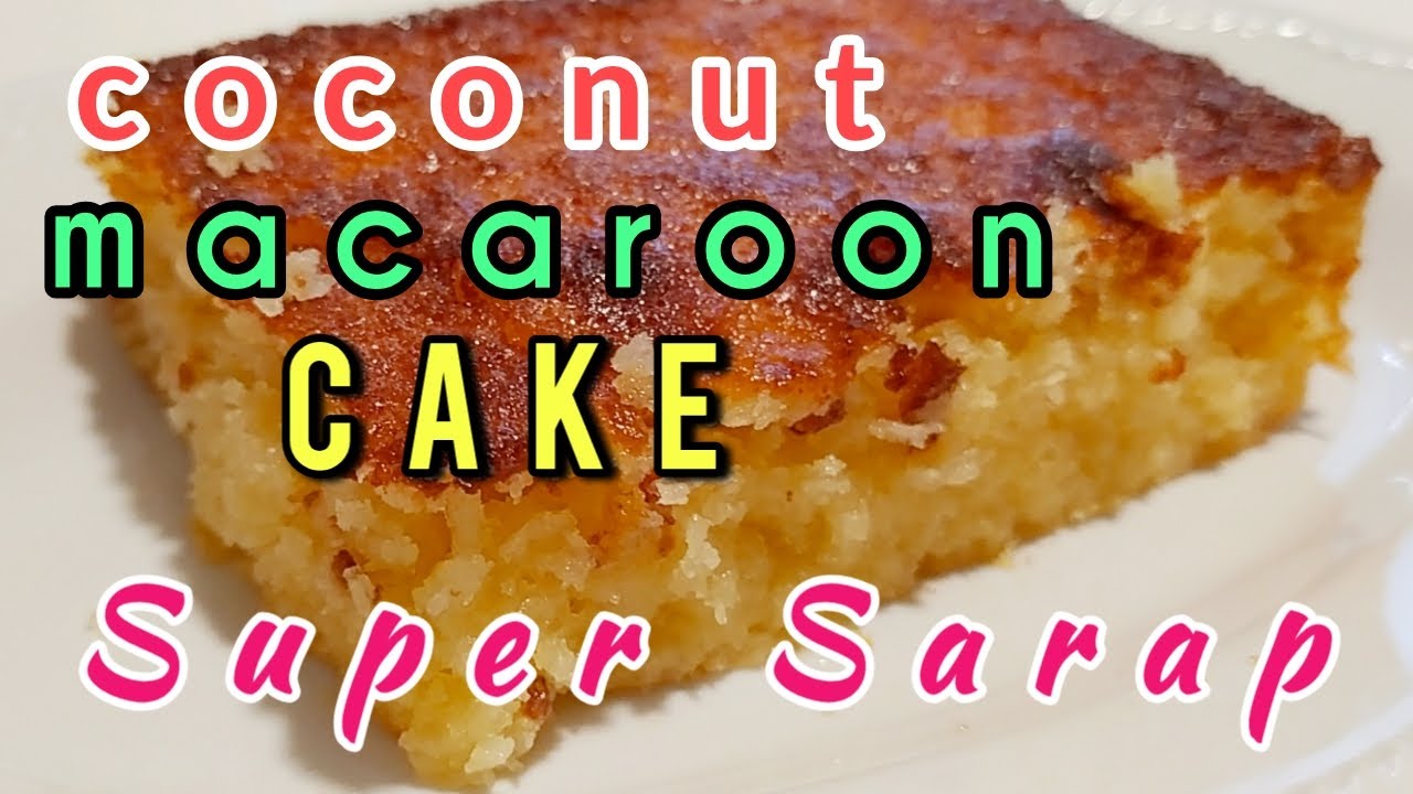 Coconut macaroon cake | how to make coconut macaroon cake / coconut cake simple and easy