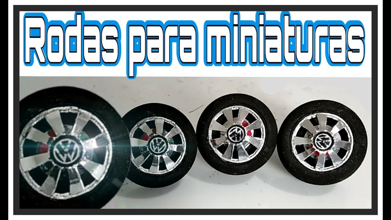 COMO FAZER RODAS PARA MINIATURAS PARTE 3