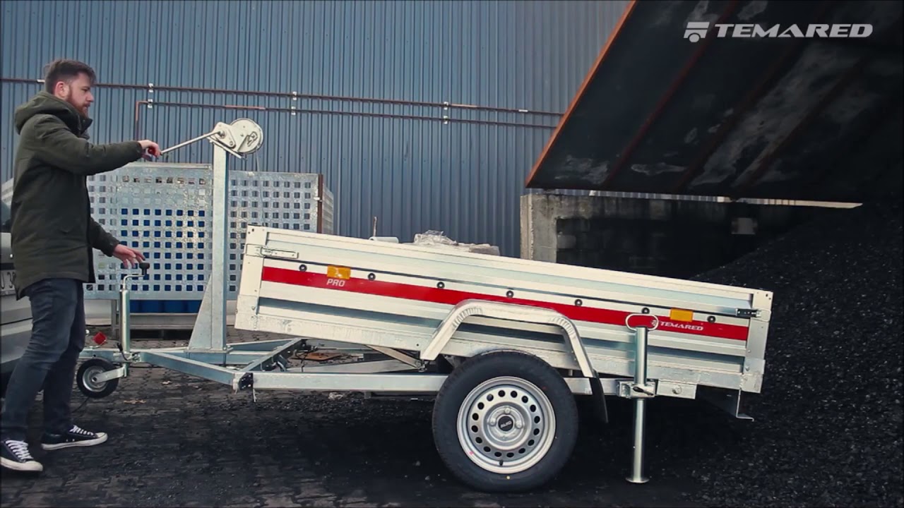 Prakti Dumper - przyczepa z ręcznym wywrotem, DMC do 750kg