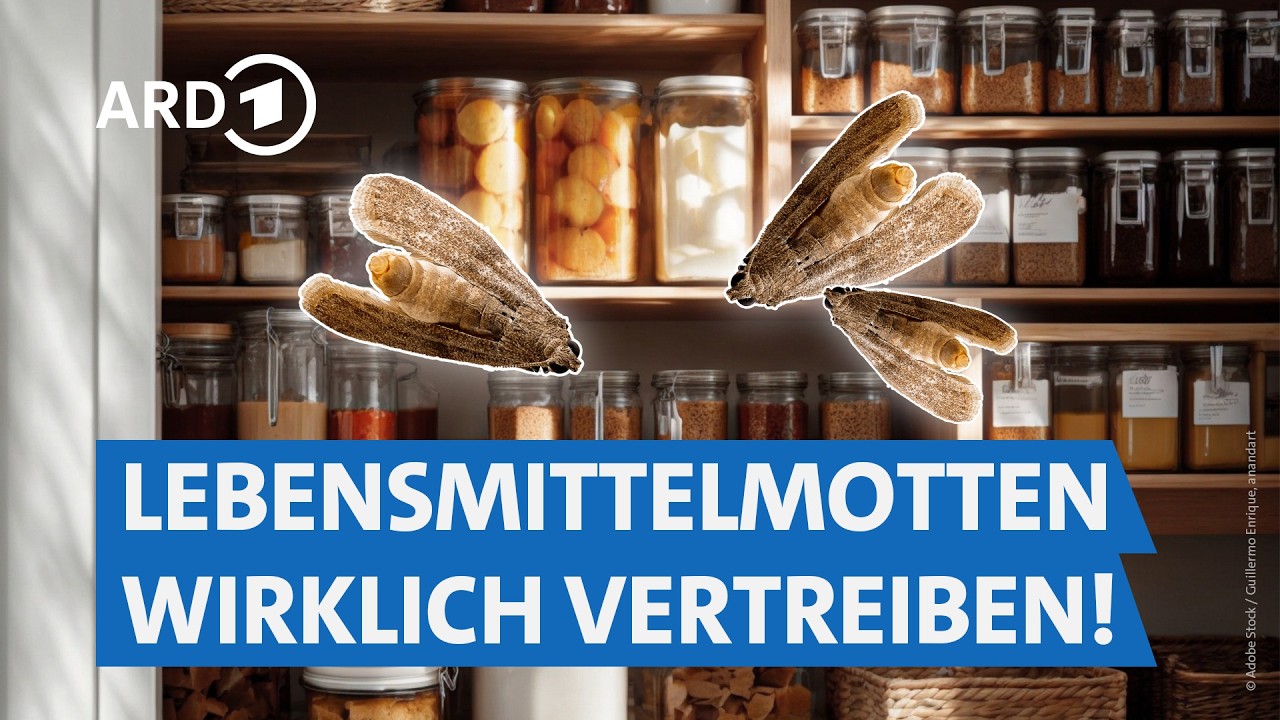 Lebensmittelmotten in der Küche – so wird man sie wieder los | Marktcheck SWR