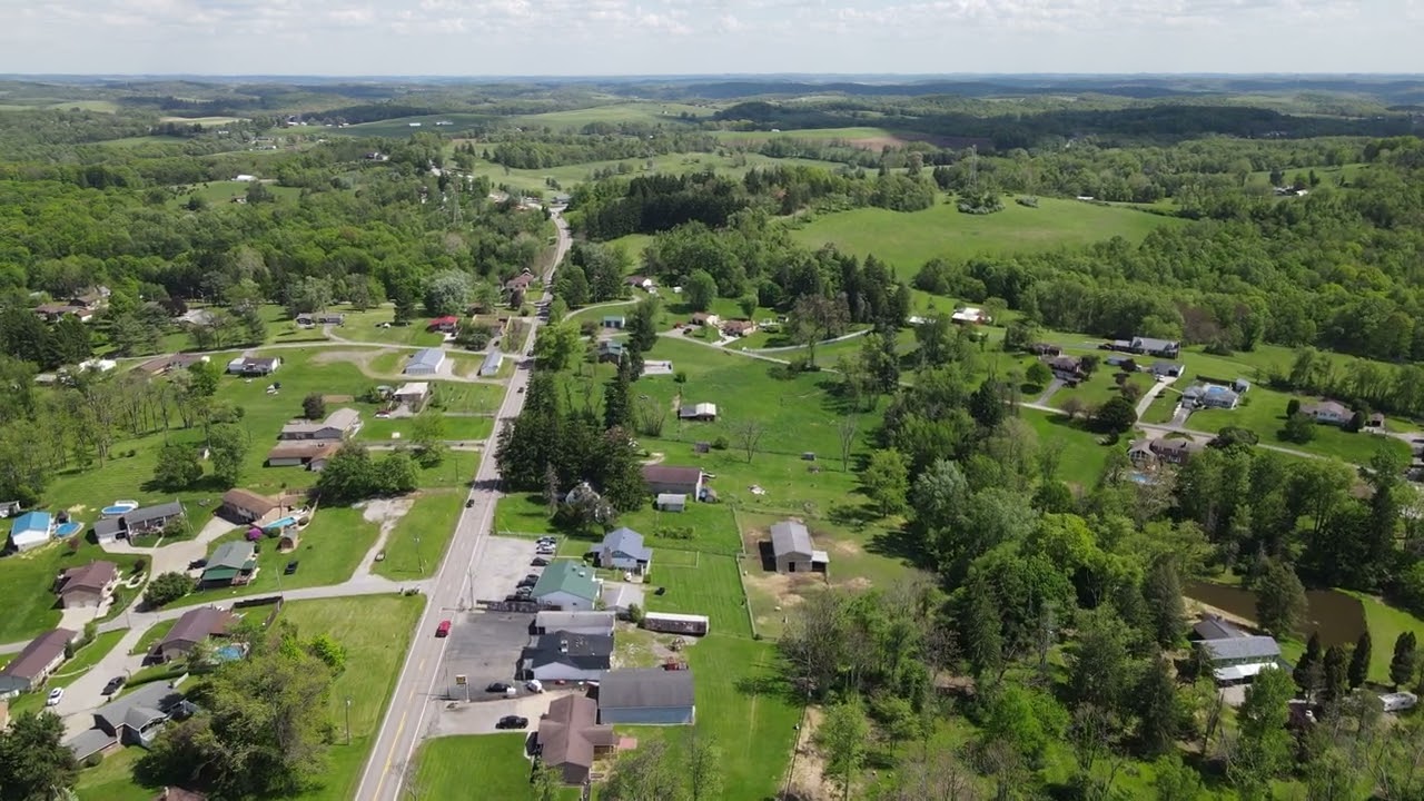 A Flight Over Washington Pike, Wellsburg, WV