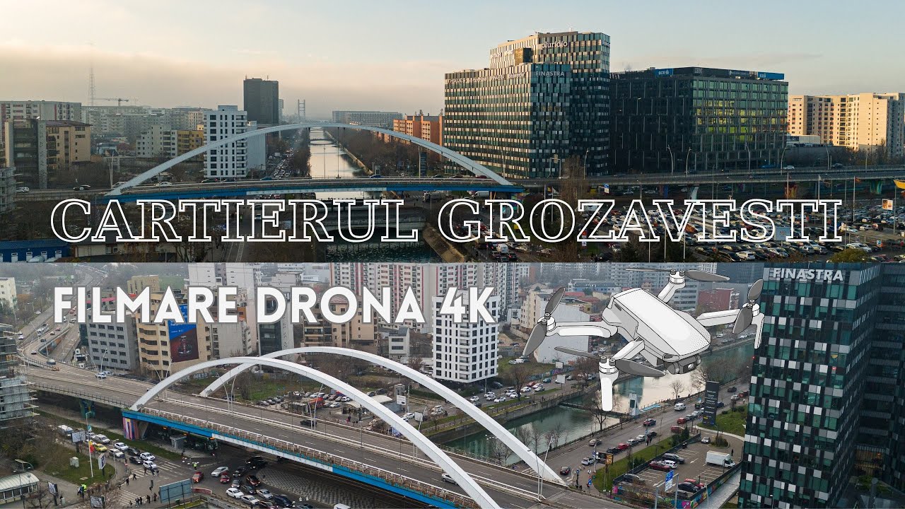 Cartierul Grozavesti | Filmare Drona 4K - 2025  | #bucurestiromania