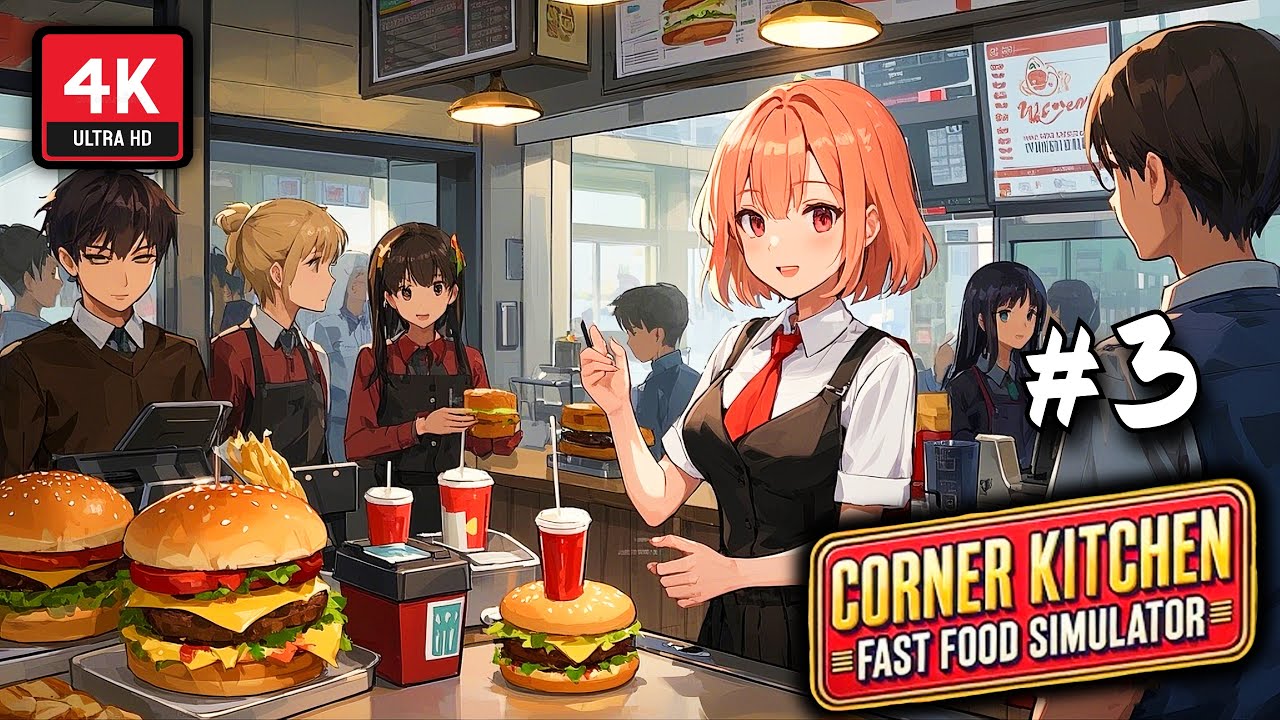 Corner Kitchen Fast Food Simulator #3 Section 2 Expansion Longplay Reshade NoCommentary