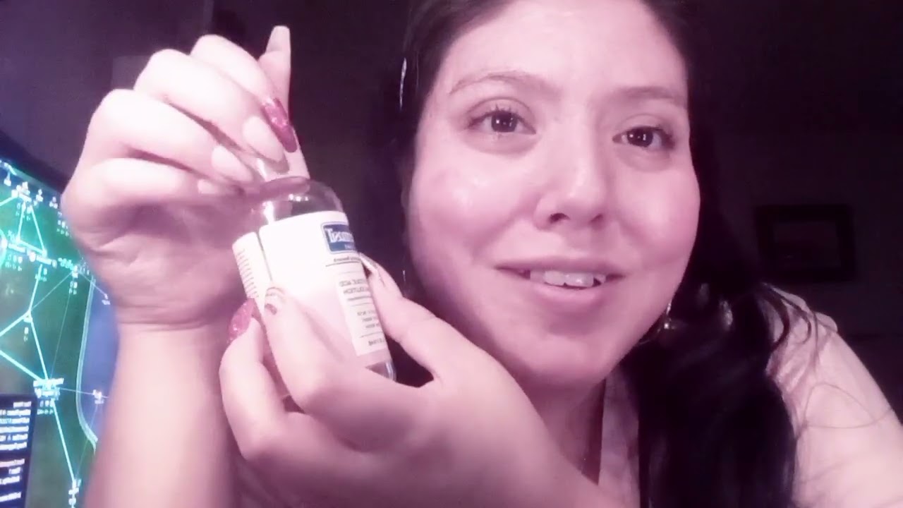 (ASMR)🎧 ear brushing🖌️, nail tapping 💅glass dropper sounds 