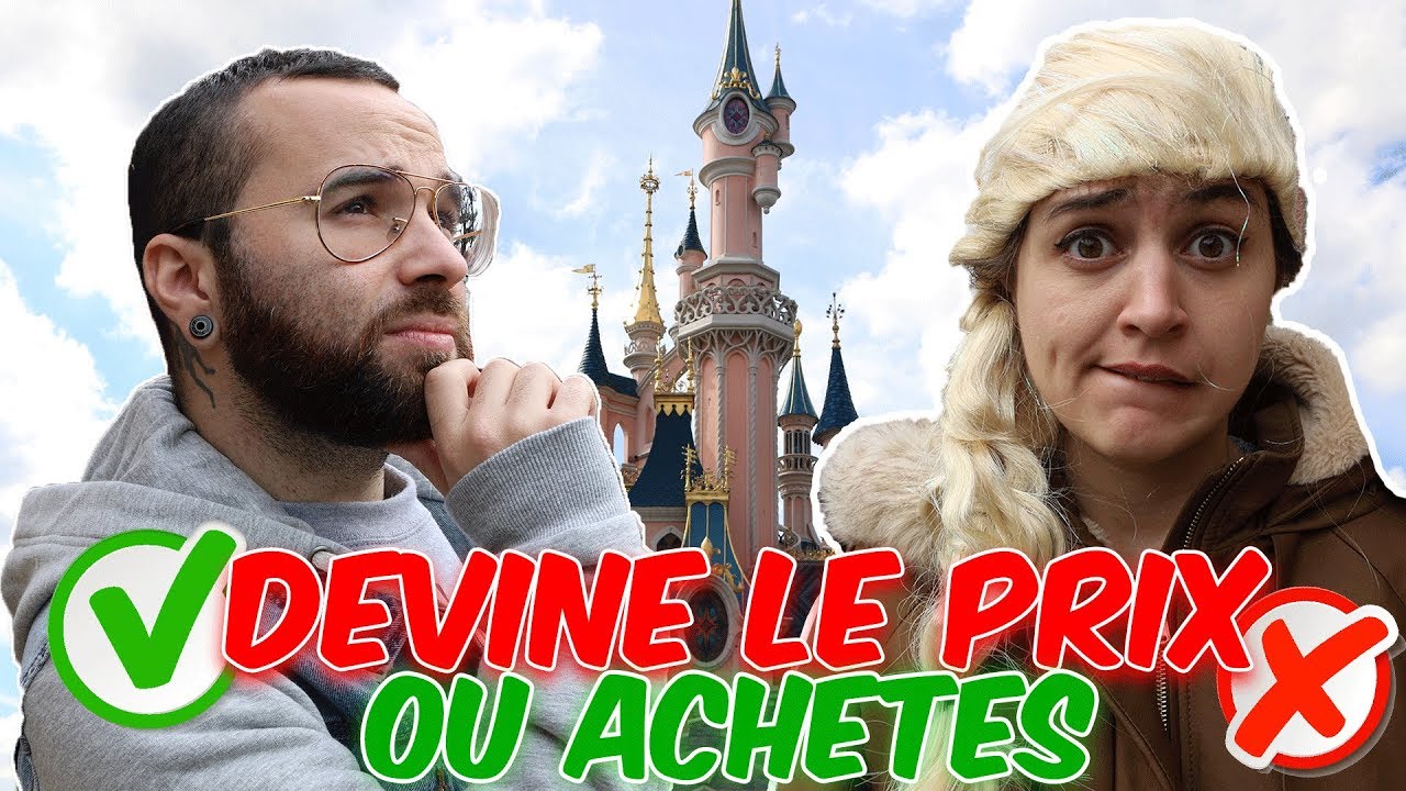 DEVINE LE PRIX SINON T'ACHÈTES AVEC TA CARTE BLEUE à DISNEYLAND (feat. PTIKOUIK)
