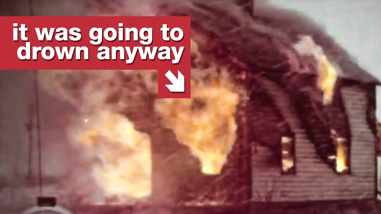 The town that was burned for science