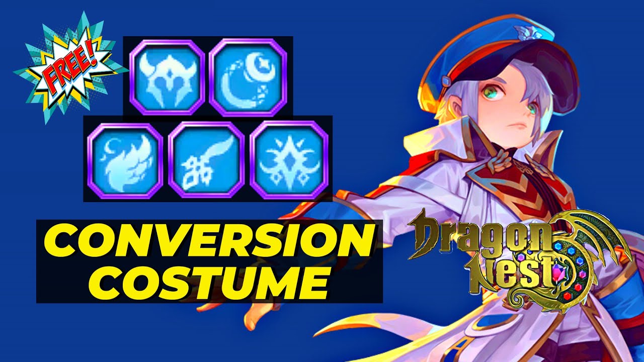 How to Get FREE Conversion Costume for F2P Players | Dragon Nest SEA