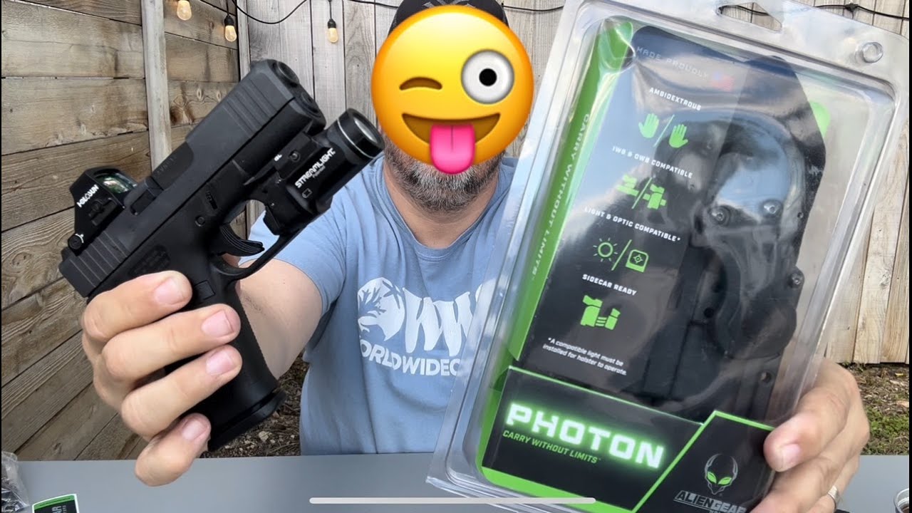 Узнайте, почему кобура Alien Photon Glock 43x Light Bearing так необходима!