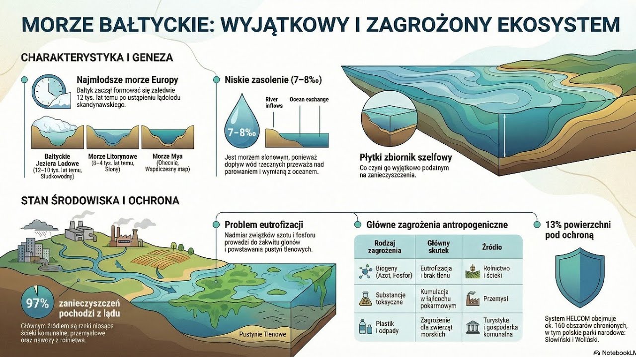 Środowisko Morza Bałtyckiego – Charakterystyka, Historia i Ekologia | Oblicza Geografii Nowa Era