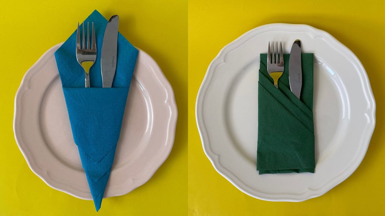 Napkin fold ideas | How to fold napkins