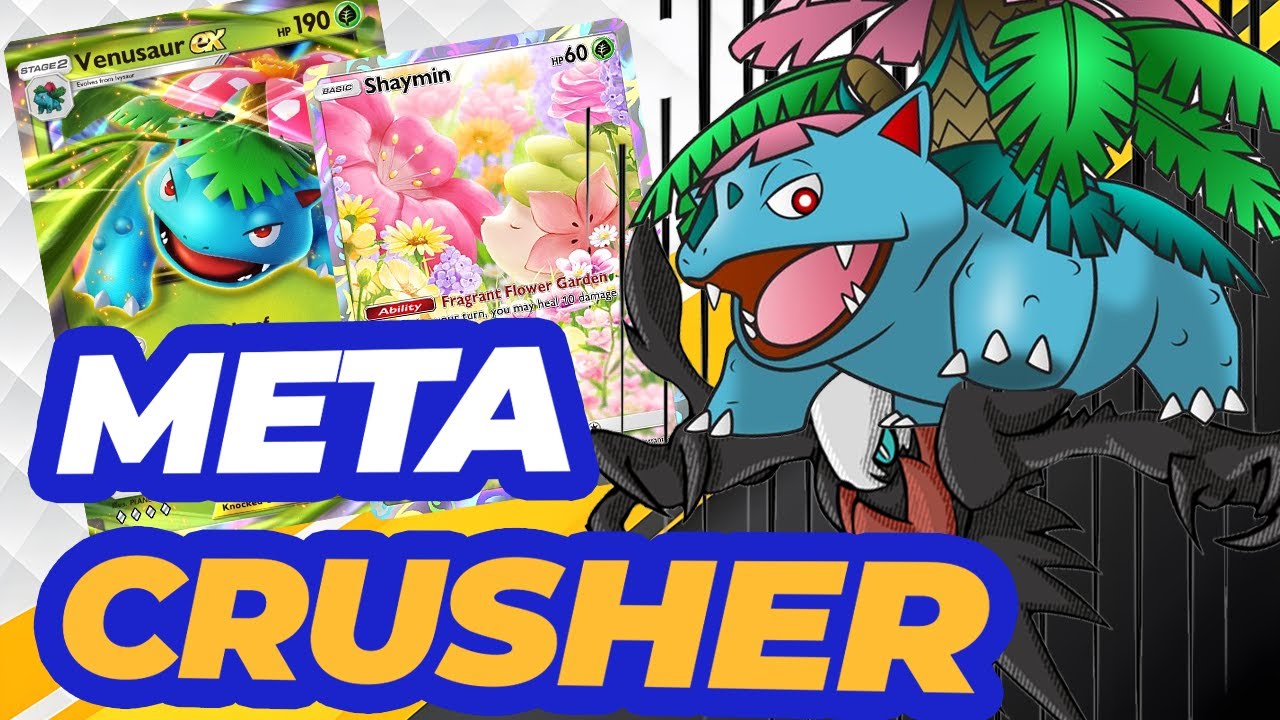 Venusaur EX is the Darkrai CRUSHER in Pokémon Pocket